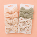 Rosettset för flickor – Blush & Bloom (8-pack)